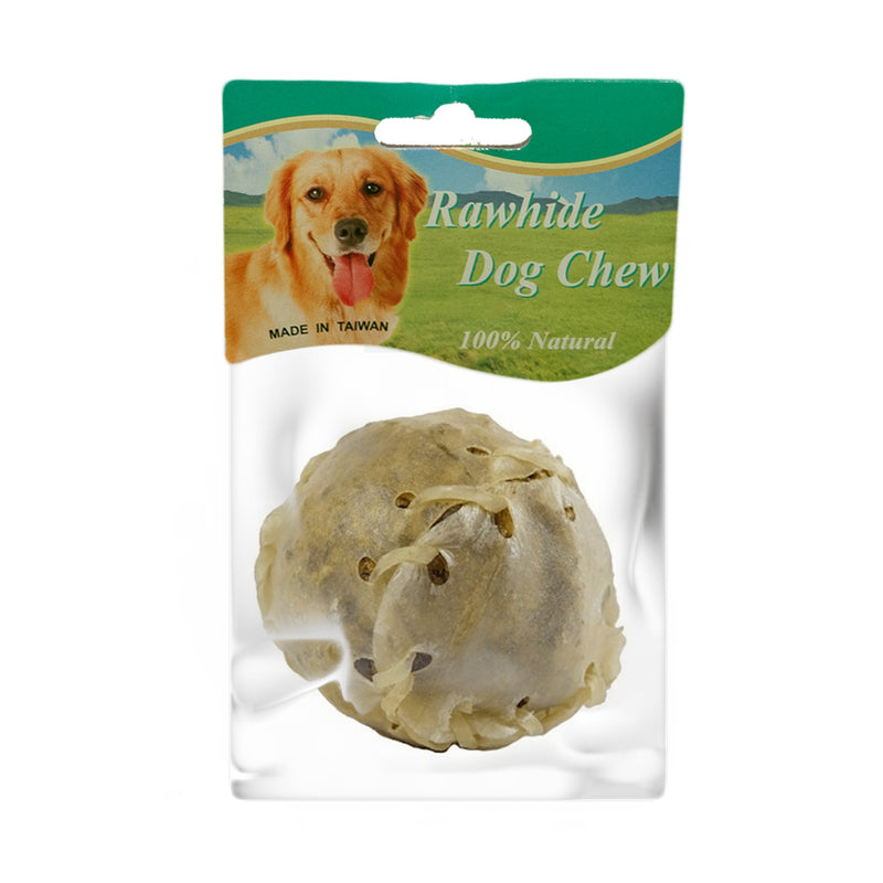 Baseball Rawhide Dog Chew - Amin Pet Shop