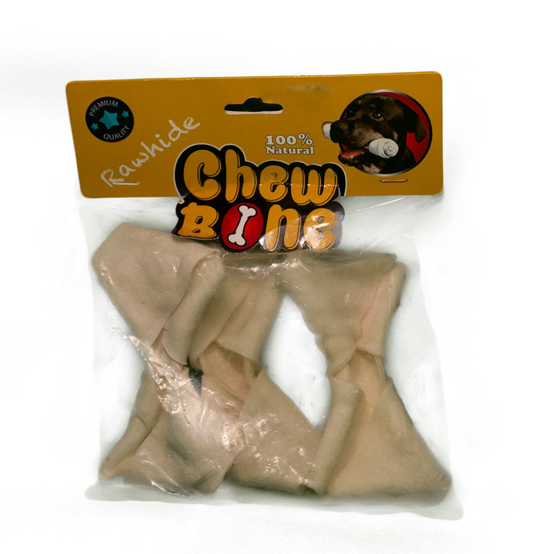 Chew Bone Knotted Rawhide - Amin Pet Shop