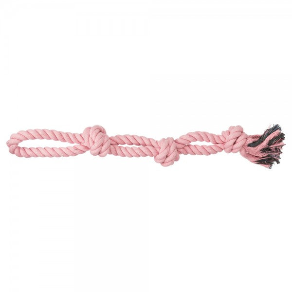 Trixie Large Cotton Denta Fun Rope Chew Dog Toy 60cm