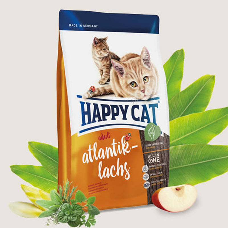 Happy Cat Atlantik-Lachs (Atlantic Salmon) - dry cat food 4kg - Amin Pet Shop