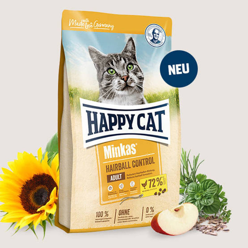 Happy Cat Minkas Hairball Control - Dry cat food 10kg - Amin Pet Shop