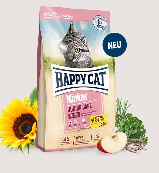 Happy Cat Minkas Junior Care - Dry kitten food 1.5kg - Amin Pet Shop