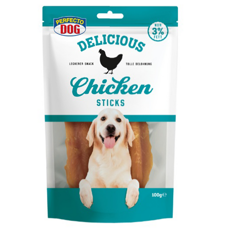 Perfecto Dog Delicious Chicken Sticks 100g