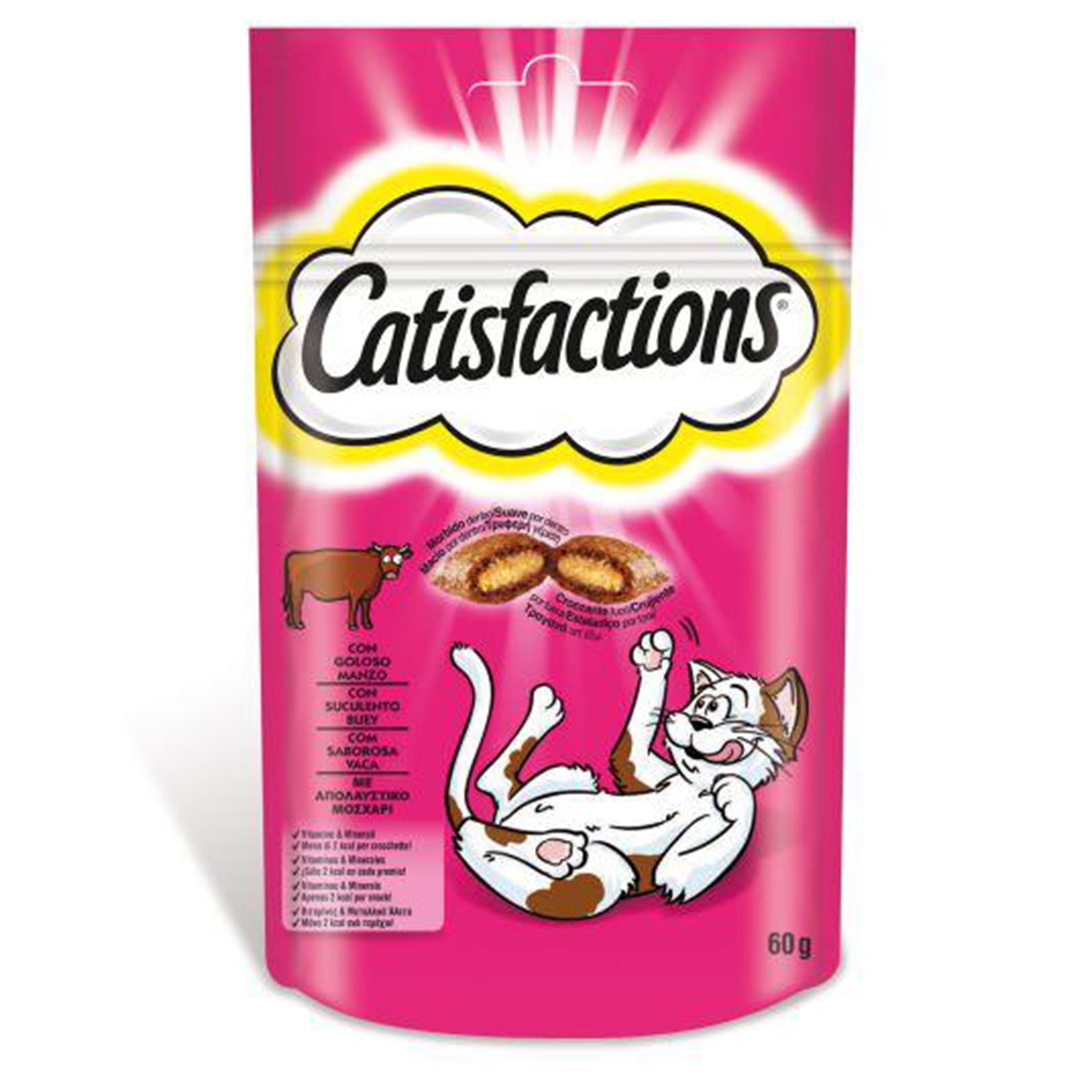 Catisfactions - Cat Treats With Beef 60g