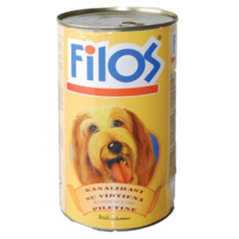 Filos Chicken - wet dog food 1250g - Amin Pet Shop