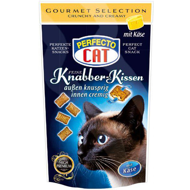 Perfecto Cat Knabber Kissen Creamy Snack with Cheese 50g