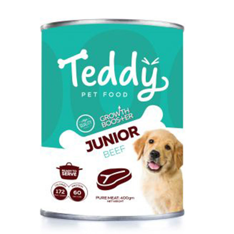 Teddy Junior Beef - wet dog food 400g - Amin Pet Shop