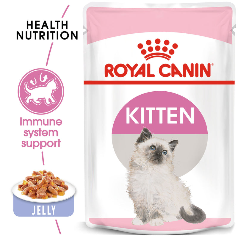 Royal Canin Kitten In Jelly (85gm\ Pouch) - wet food for kittens up to 12 months