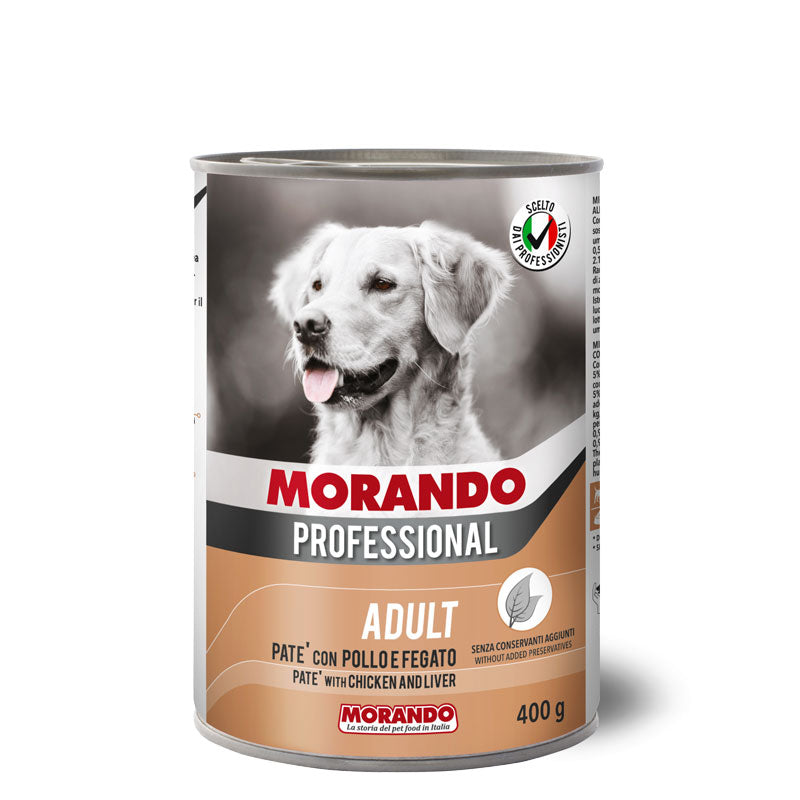 Morando Professional Dog Pate with Chicken and Liver,400g