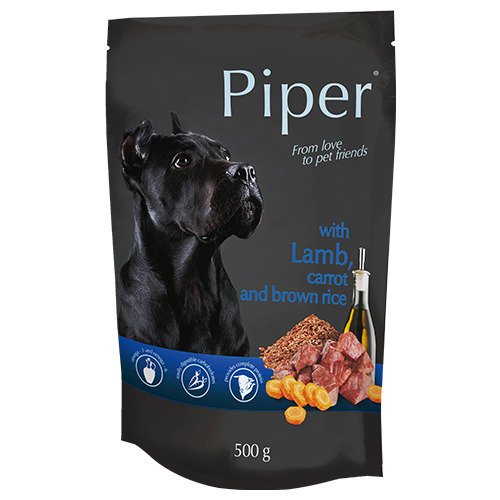 Piper with Lamb, Carrot and Brown Rice - 500g