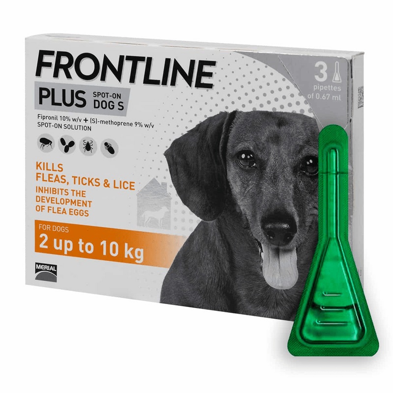 Frontline PLUS Spot On Small Dog (2 up to 10kg) - 1 Pipette - Amin Pet Shop