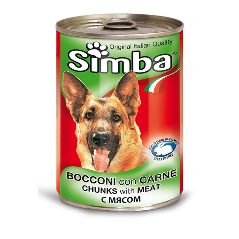 Simba Chunkies with Meat - wet dog food 415g - Amin Pet Shop
