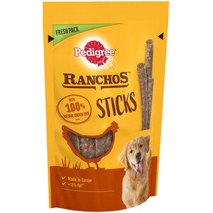 Pedigree Dog Treat Ranchos  Slices With Chicken  60g