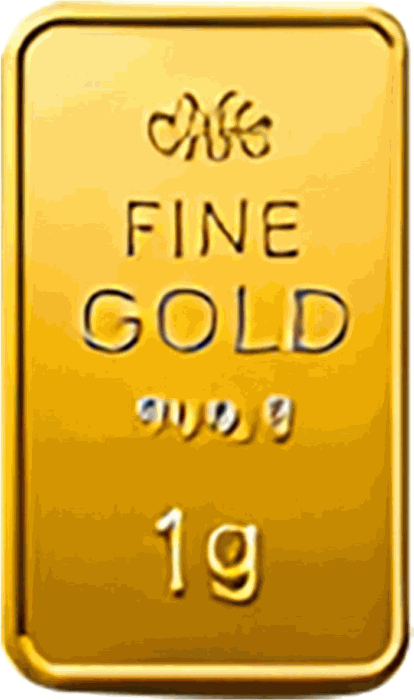 1g fine gold bar